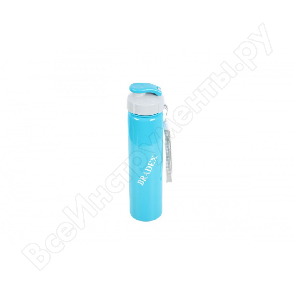 Botella de agua con filtro bradex lette 500 ml, azul sf 0442