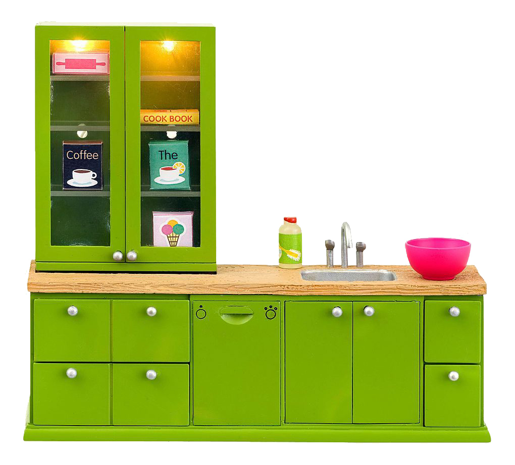 Småland Kitchen with sideboard LB_60207700 for Lundby houses