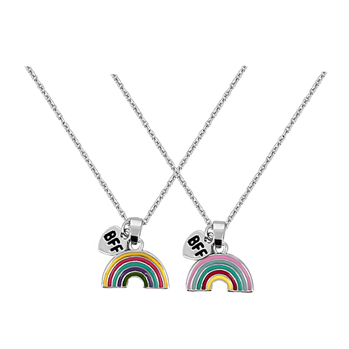 Jewelry set MISS PINKY beads with pendant 2 pcs