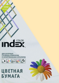 Color paper Index Color, 80 g / m2, A4, cream, 100 sheets