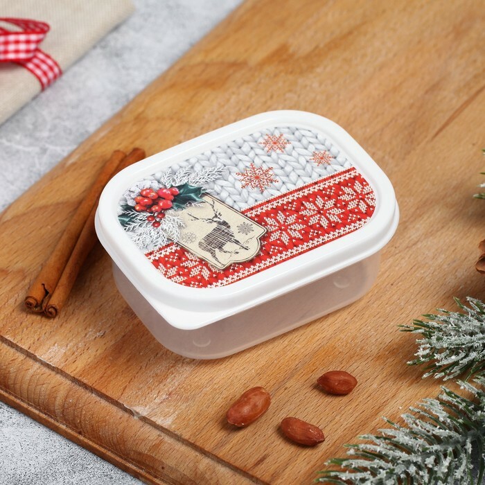 New Year's lunch box " Warmth and comfort", 150 ml