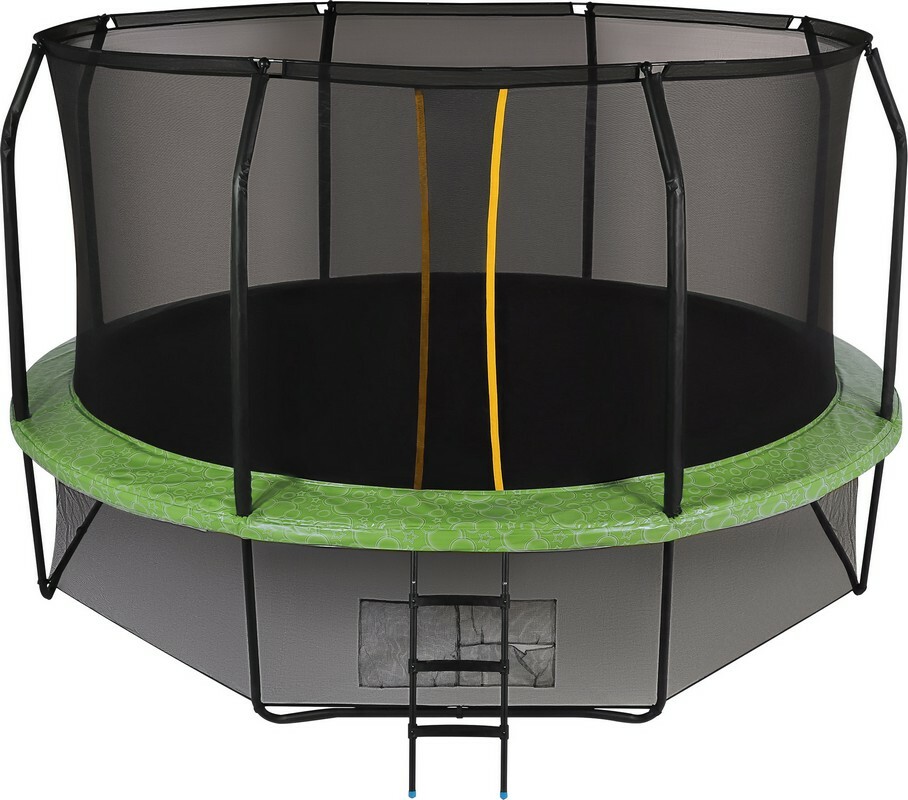 Sports trampoline Swollen Prime 16FT 488 cm inside green