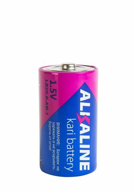 Bateria alcalina d lr20 1,5v kari