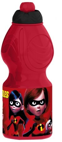 Fles plastic sportfiguren Incredibles 2, 400 ml