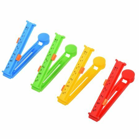 A set of clips for MARMITON bags with dates 4pcs. 10.5cm plastic
