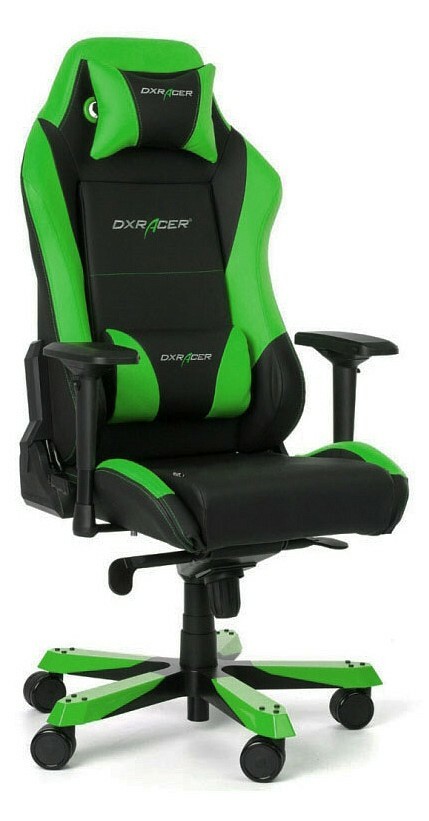 Herní židle zelená DXRACER IRON OH / IS11 / NE