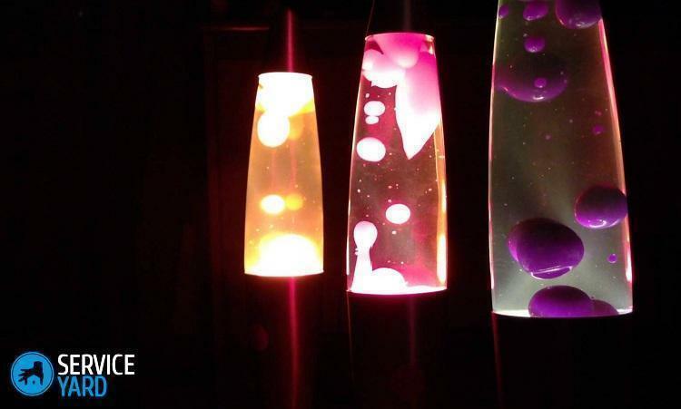 Lava lamp with own hands