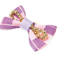 Bows for dogs Nostalgia, 3.5x2.5 cm (pink-lilac)