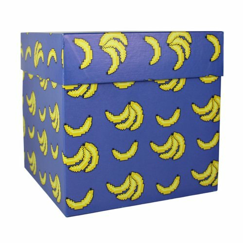 Dovanų dėžutė # ir # "; Bananai # ir # ", 18,5 x 18,5 x 18,5 cm