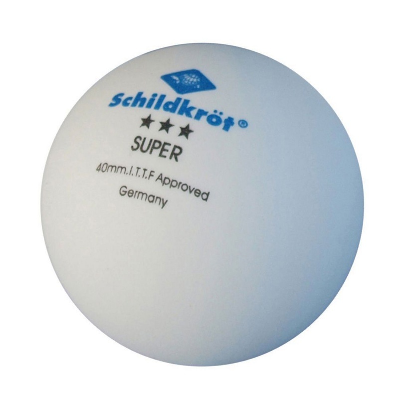 Table tennis balls Donic Super 3 white, 4 pcs.