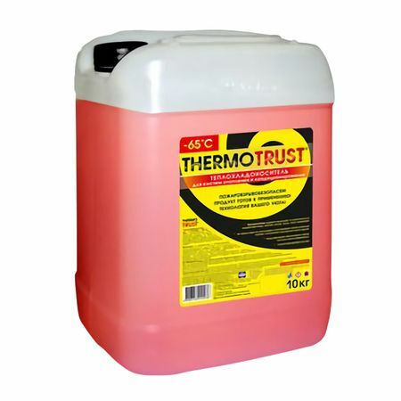 Heat carrier THERMO TRUST -65C ethylene glycol 10 kg