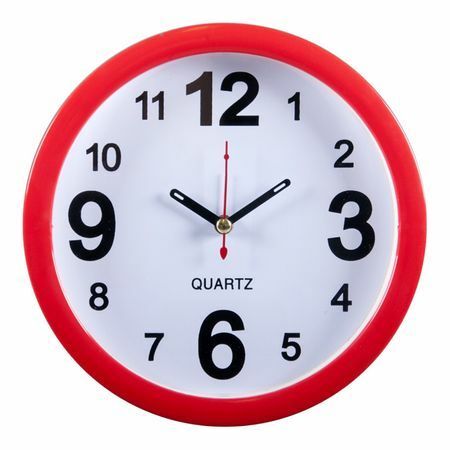 Alarm clock RUBY CLASSIC D150mm red