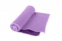 Cooling towel in a bottle, color: purple