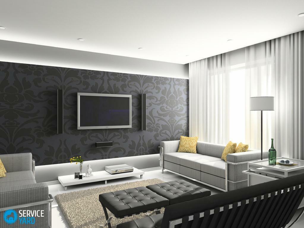 Design of wallpaper for the hall