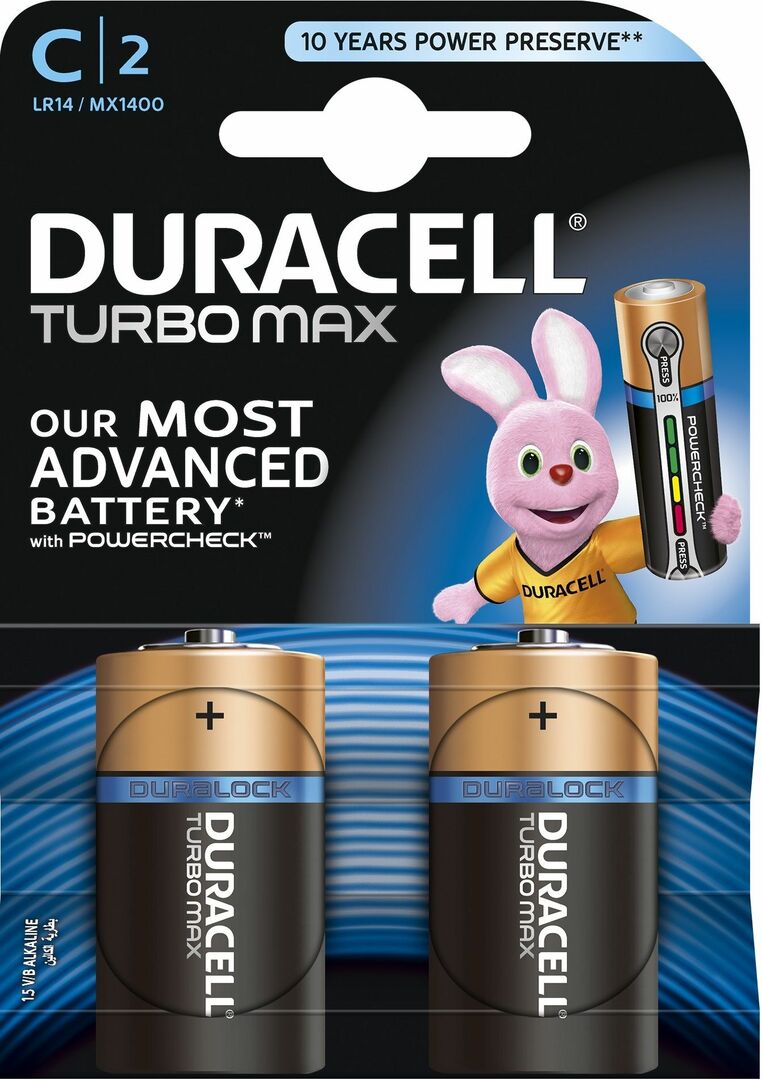 Baterijas Turbo C x 2 (LR14-2BL)