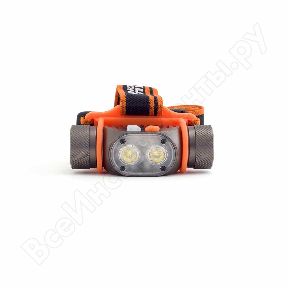 Headlamp bright beam panda 2m 2xcree xp-g3 max. 800lm, 5 modes, magnet, under rechargeable battery. 18650 4606400105701