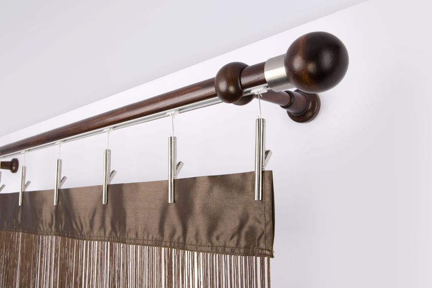 Ceiling and wall-mounted, hanging curtains: dimensions, mounting