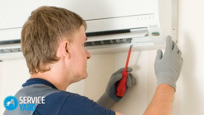 Cleaning the home air conditioner