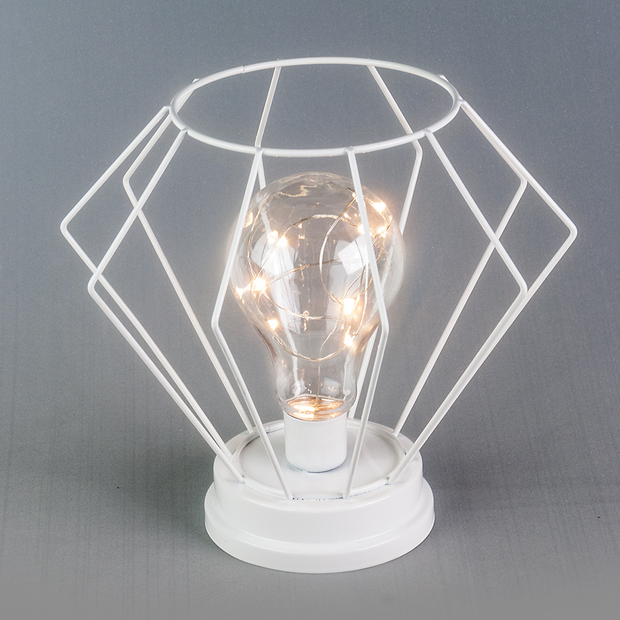 Lampe décorative, LED, alimentée par batterie (R3*3) taille 22x22x20