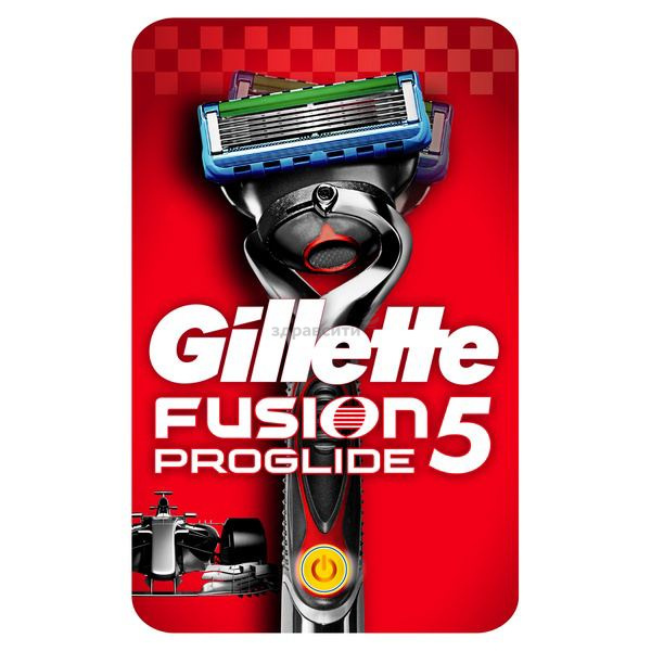 Razor Gillette (Gillette) FUSION Strøm med utskiftbar kassett (med batteri)