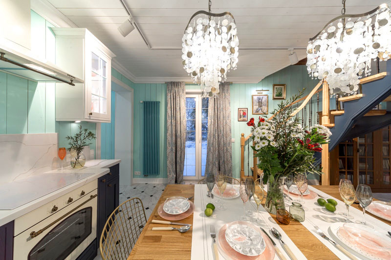 Kolor ma znaczenie: idealny remont kuchni i jadalni w domu mistrzyni świata Yolandy Chen