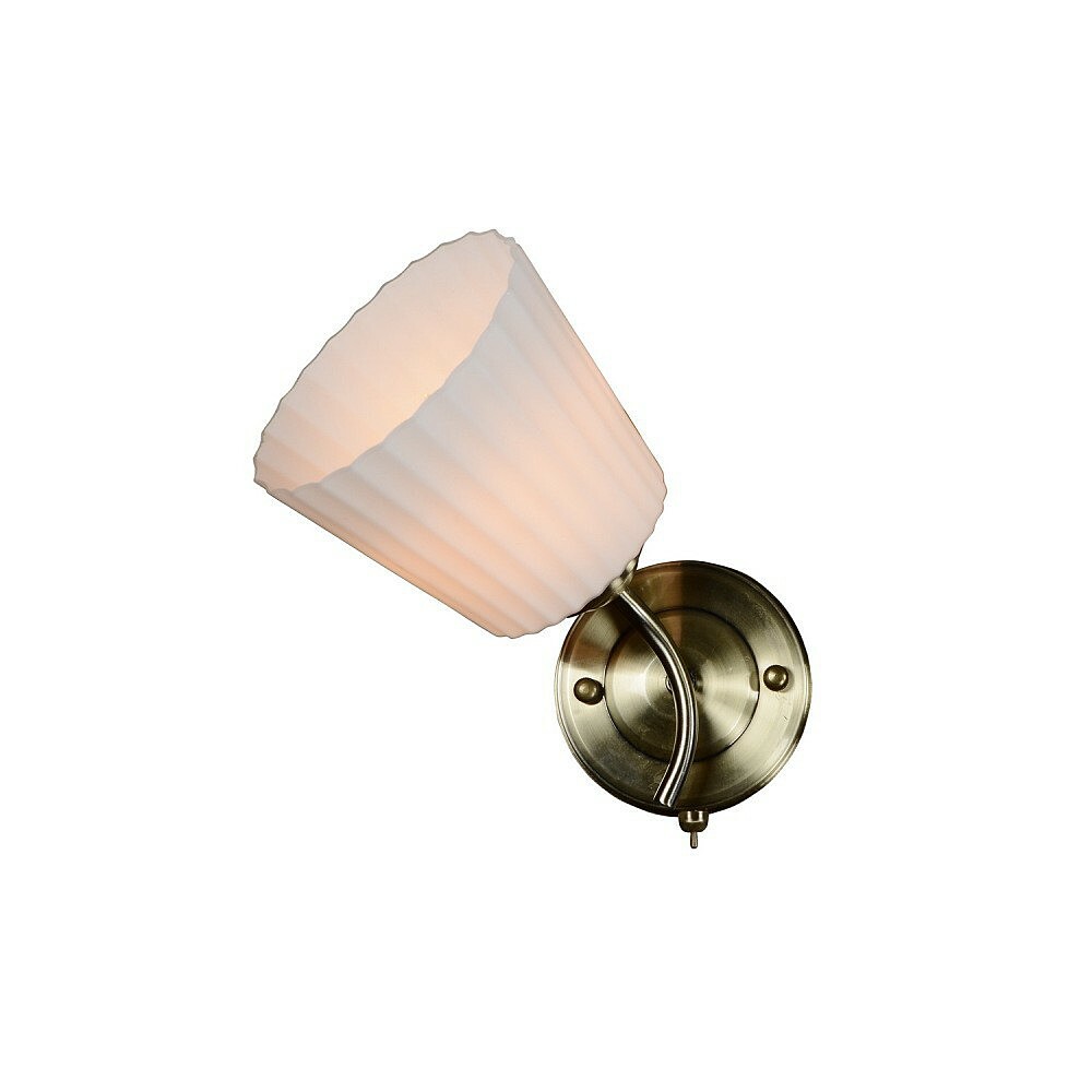 Seinävalaisin ID-lamppu Dorothea 879 / 1A-Oldbronze