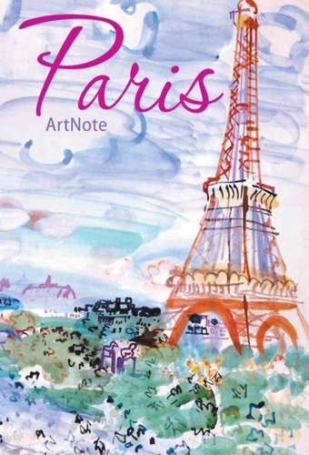 Art notebook. Paris. Eiffel Tower