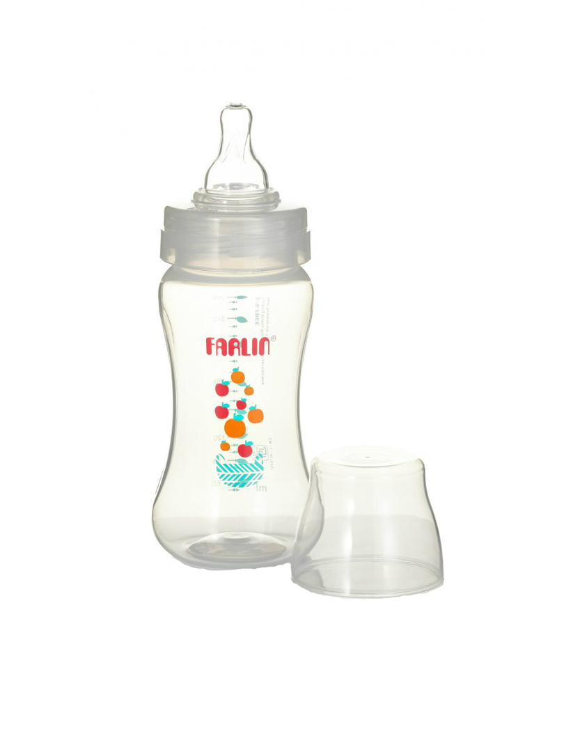 FARLIN Weithals-Babyflasche aus Polypropylen, 270 ml