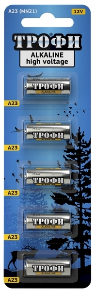 Batéria A23 / MN21 12V do ovládača alarmu (TROPHY)
