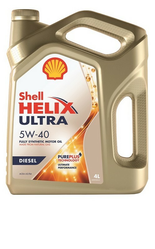 SHELL Helix Ultra Diesel 5W-40 synthetic motor oil 4l