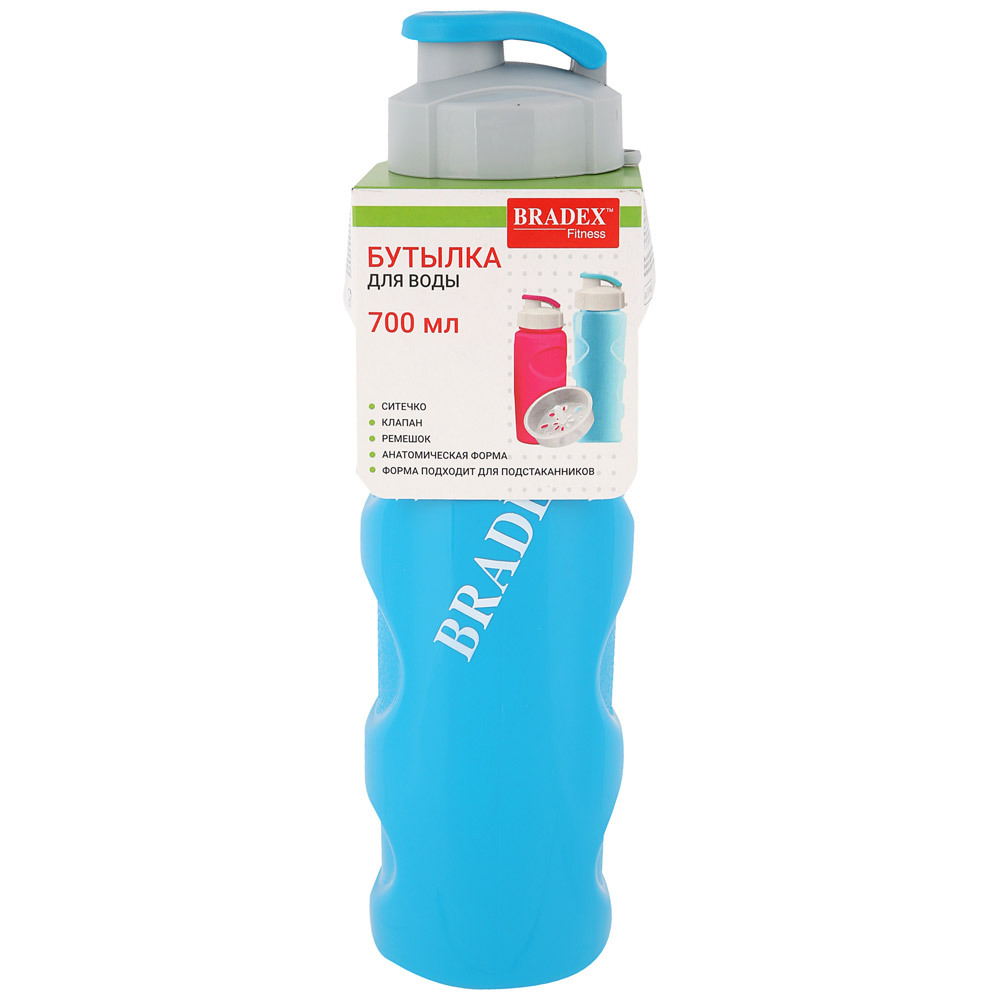 Botella de agua Bradex Ivia con filtro 0,7l
