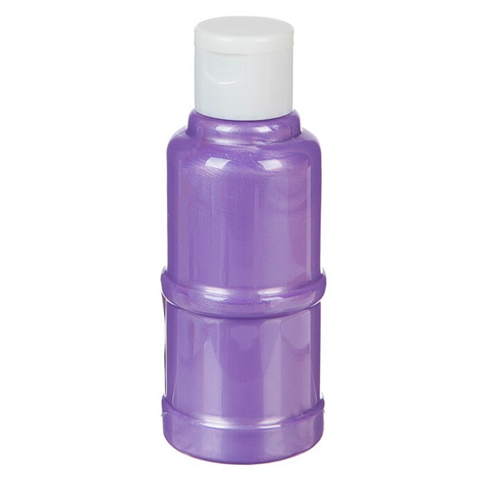 Metallic gouache purple 120 ml in a bottle