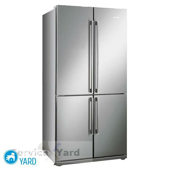 Skötsel av kylskåpet från rostfritt stål