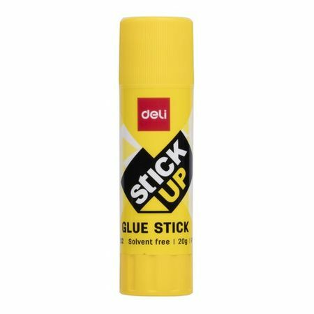 Deli Stick UP EA20210 קרטון תצוגה שקוף צהוב 20 גרם מחוזק 12 יח ' / קופסה