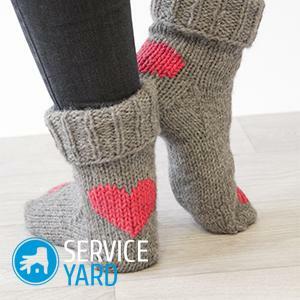 Ako opraviť pätu na pletené ponožky?