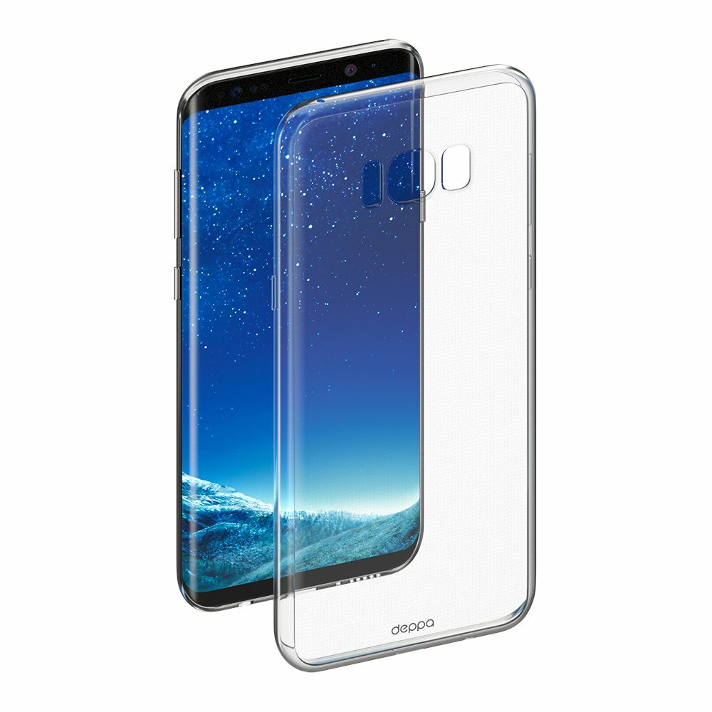 Funda de gel Deppa para Samsung Galaxy S8 +, transparente