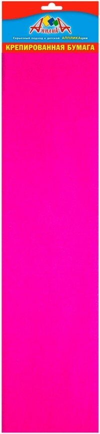 Krepp papír rózsaszín, 50x250 cm