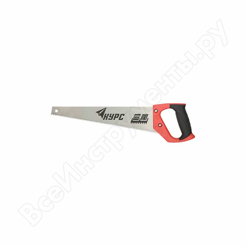 Universal hacksaw, pitch 4.5 mm, plastic rubberized handle 450 mm course 40352
