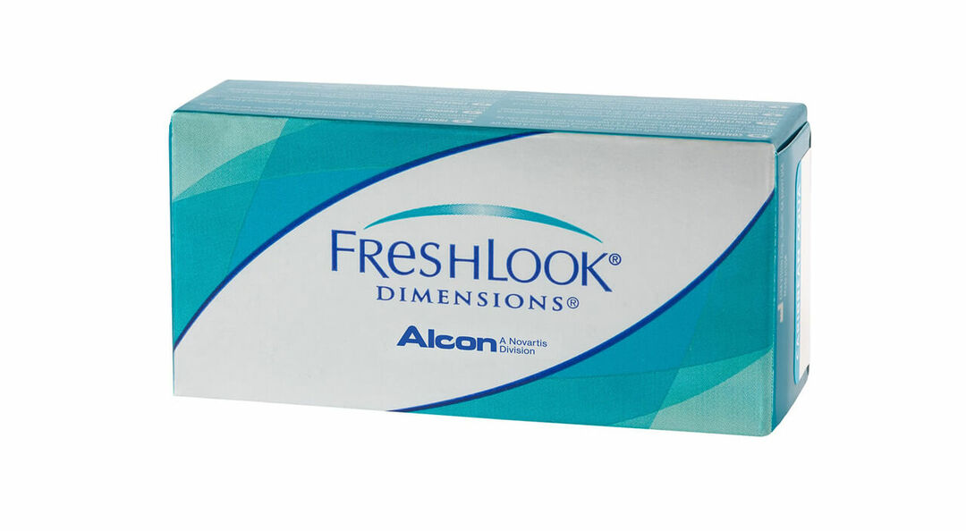 Kontaktiniai lęšiai FreshLook Dimensions 2 lęšiai 0,00 Carribean aqua