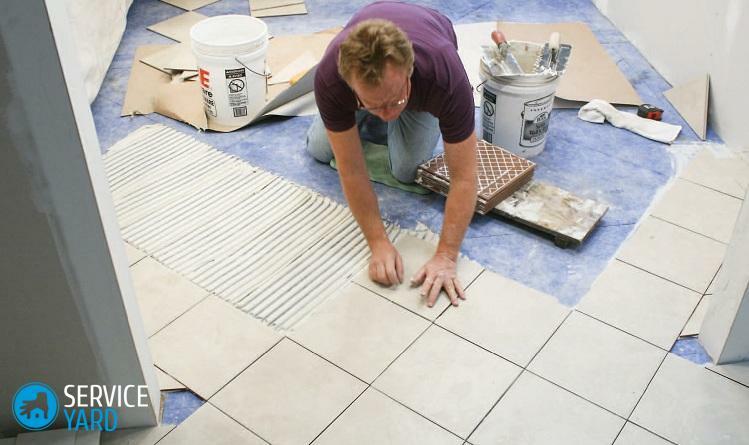 How to lay the tile in the bathroom with your own hands?