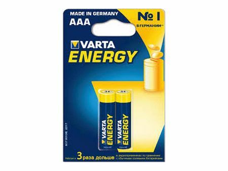 Baterija VARTA Energy AAA lizdinė plokštelė 2 vnt
