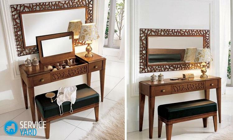 How to decorate a dressing table?