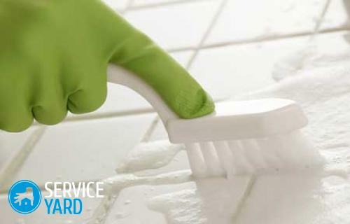 Jak čistit švy mezi dlaždicemi v koupelně doma?