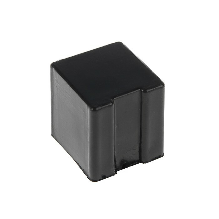 Ārējais kontaktdakša Nr. 3, 25 × 25 * 30 mm, melna