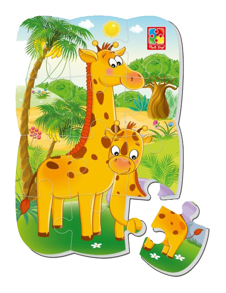 Puzzles VladiToys Giraffe VT320562