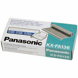 Filme térmico para fax PANASONIC KX-F1810 / 1010/1015 / KX-FA136 2sh Orig