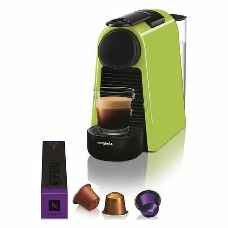 Pod coffee machine DELONGHI Nespresso Essenza mini Bundle EN85.L, 1260W, color: green [0132191656]