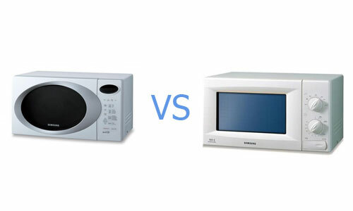 Which is more convenient: mechanical or sensory control of the microwave oven
