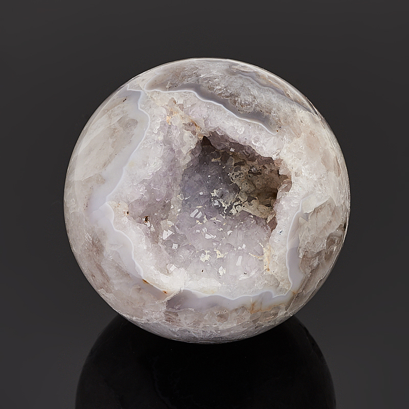 Ball Geode Mix Achat, Amethyst 7,5 cm