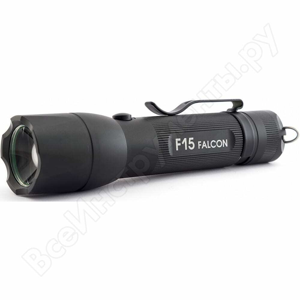 Flashlight bright ray ylp f15 falcon cree xp-l hi 800lm, 3 dir, under rechargeable battery. 18650 4606400105626